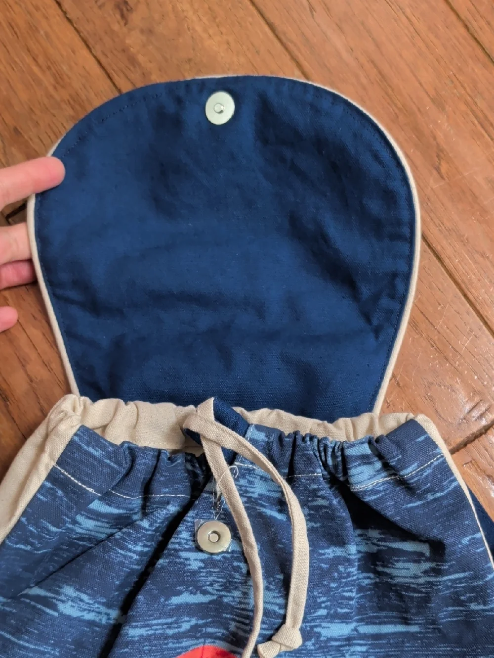 Navy Canvas Backpack with Colorado 'C' Graphic